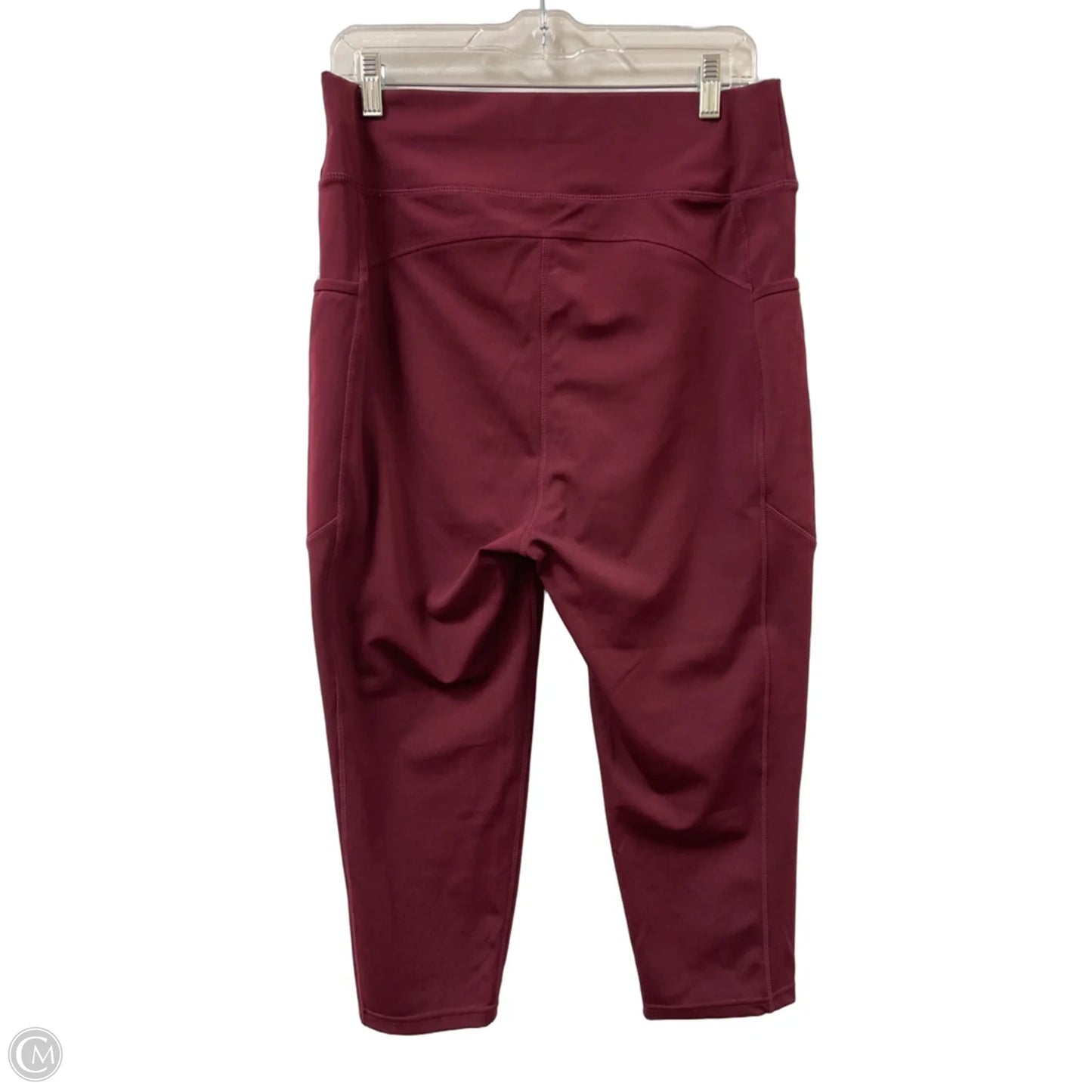 Athletic Leggings By Popfit In Red, Size: 2x