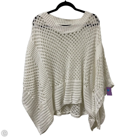 Sweater By Chicos In White, Size: L