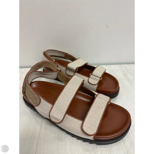 Sandals Flats By Ann Taylor In Cream, Size: 9