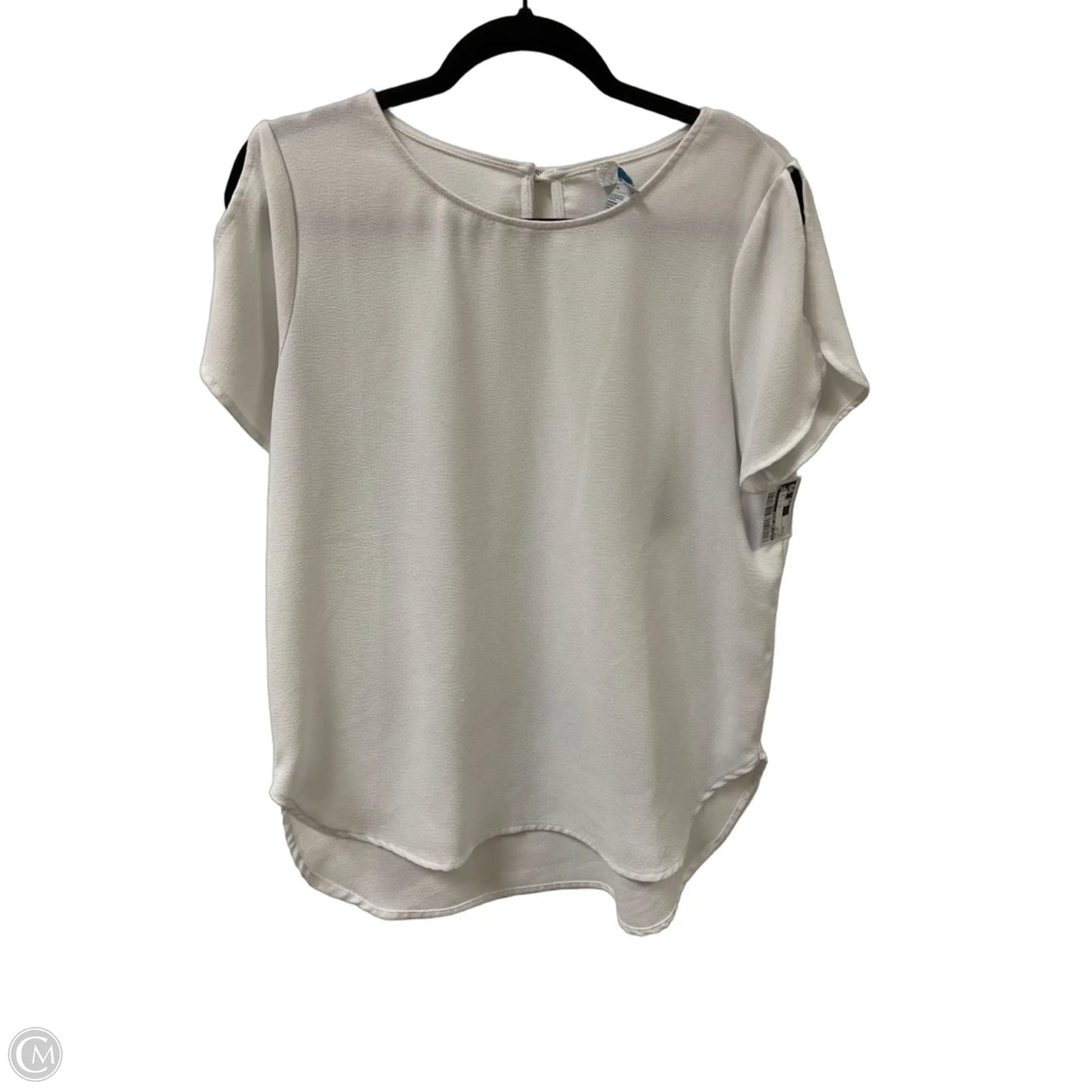 Top Short Sleeve By 14th And Union In White, Size: M