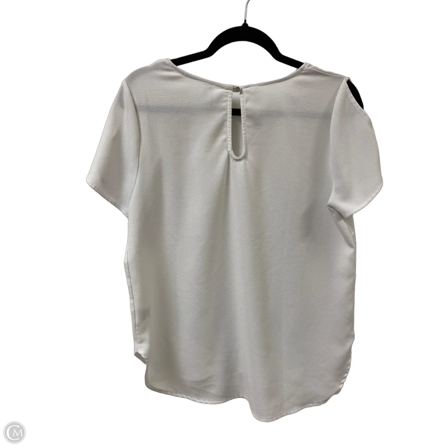 Top Short Sleeve By 14th And Union In White, Size: M