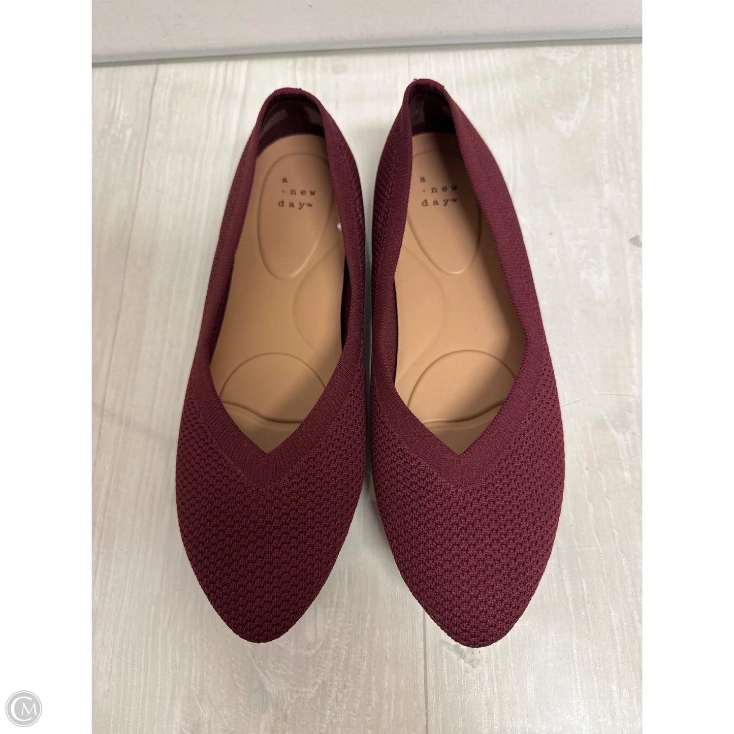 Shoes Flats By A New Day In Red, Size: 8.5