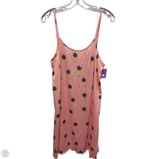 Dress Casual Short By Clothes Mentor In Pink, Size: 1x