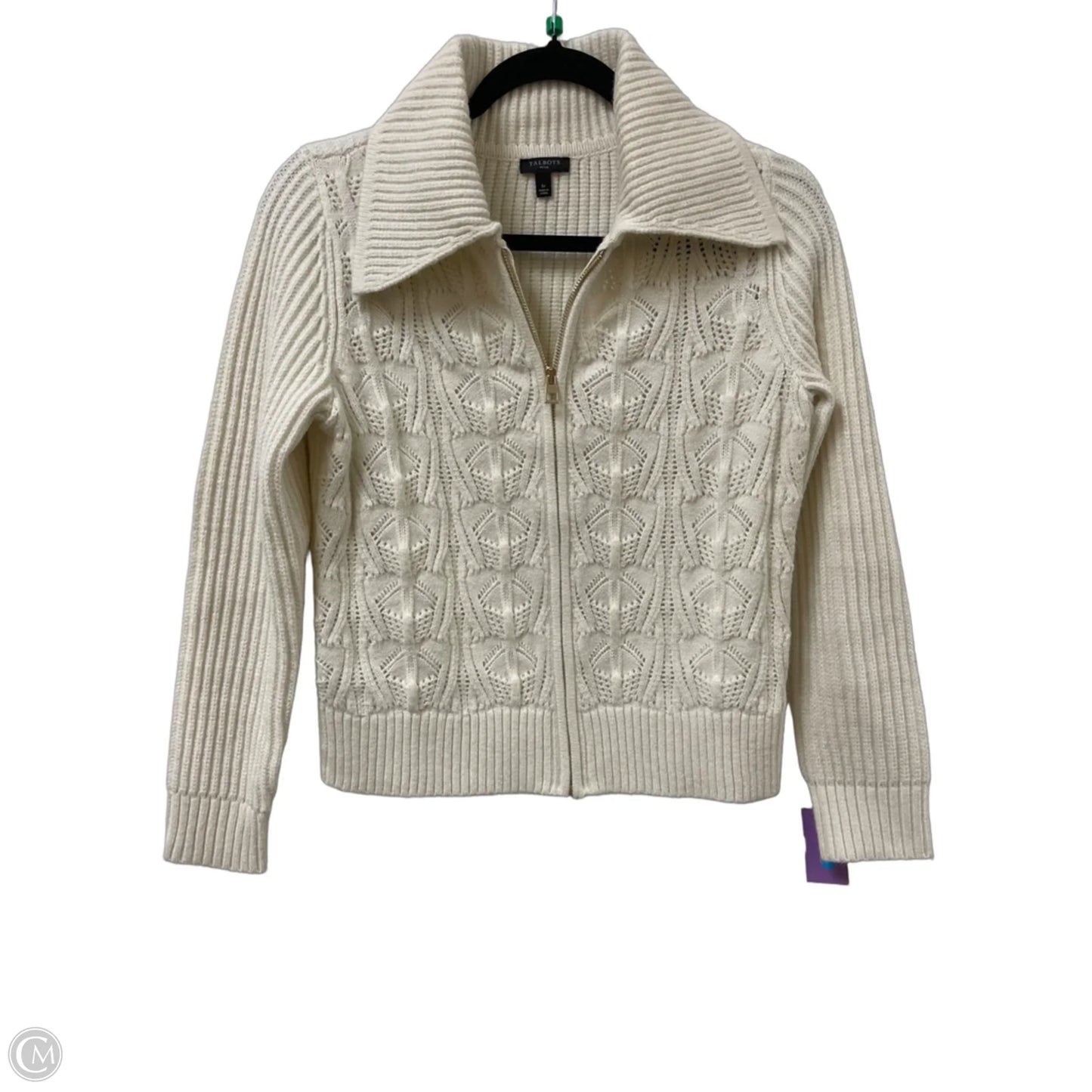 Sweater By Talbots In Cream, Size: Sp