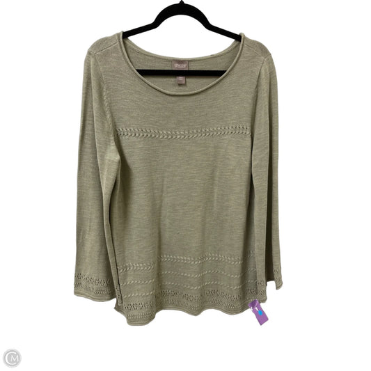 Sweater By Chicos In Green, Size: L