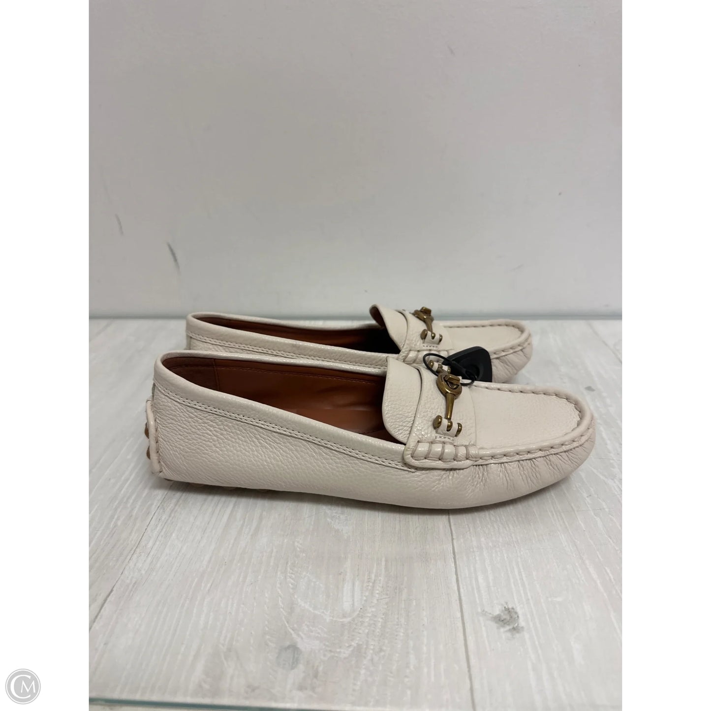 Shoes Designer By Coach In Cream, Size: 9.5