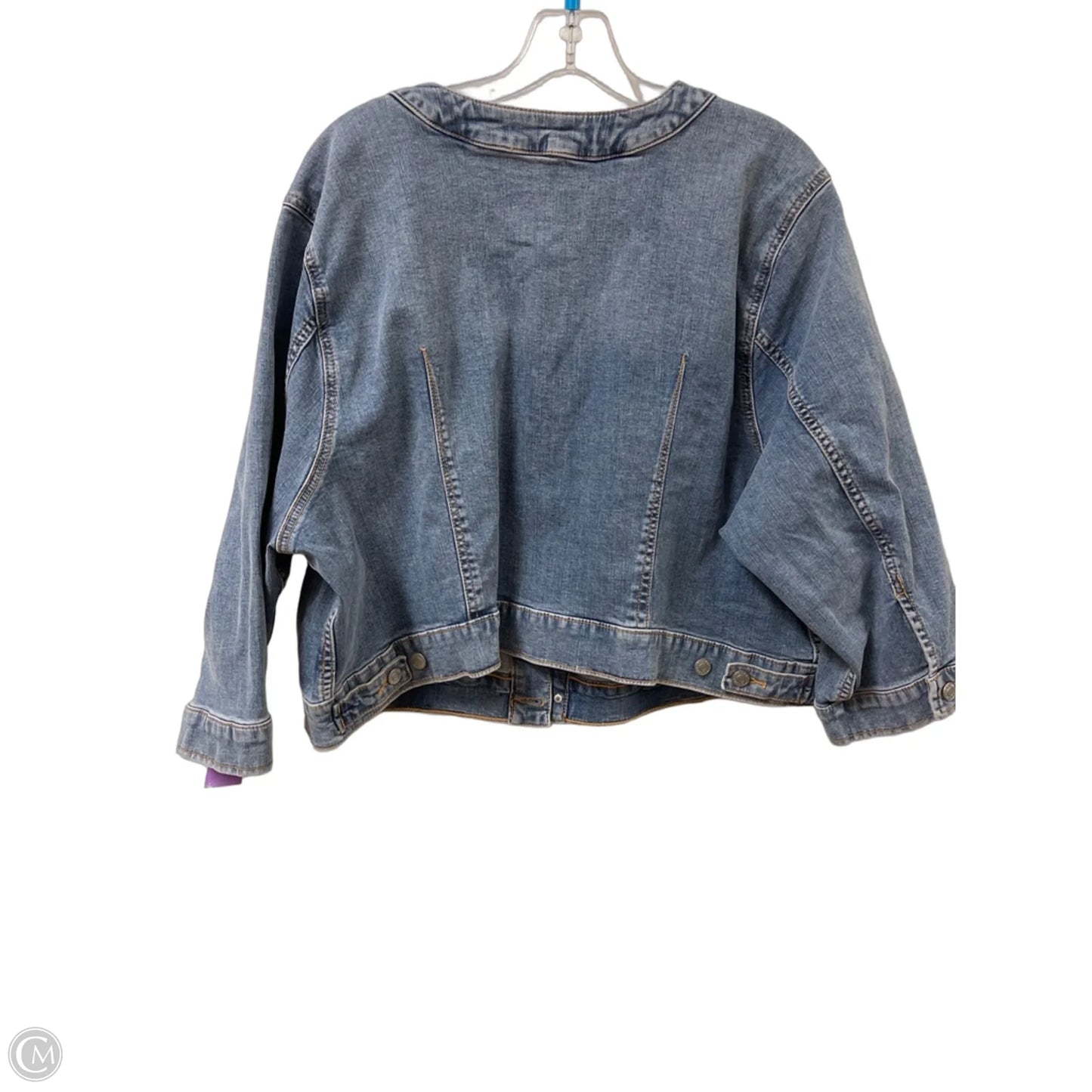 Jacket Denim By Torrid In Blue Denim, Size: 3x