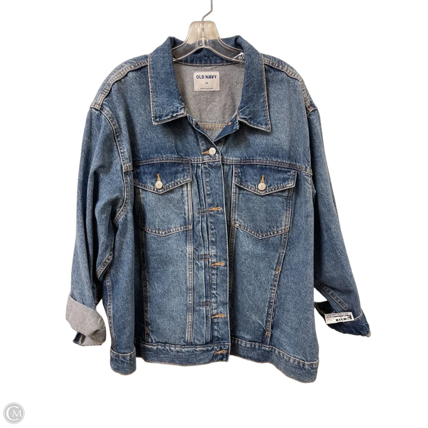 Jacket Denim By Old Navy In Blue Denim, Size: 3x
