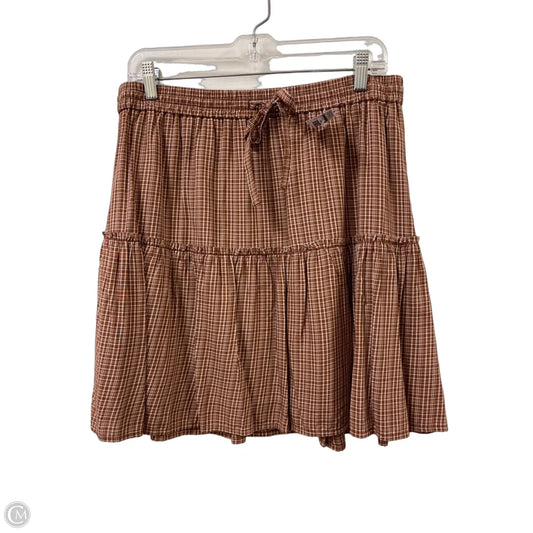 Skirt Mini & Short By Loft In Brown, Size: 8