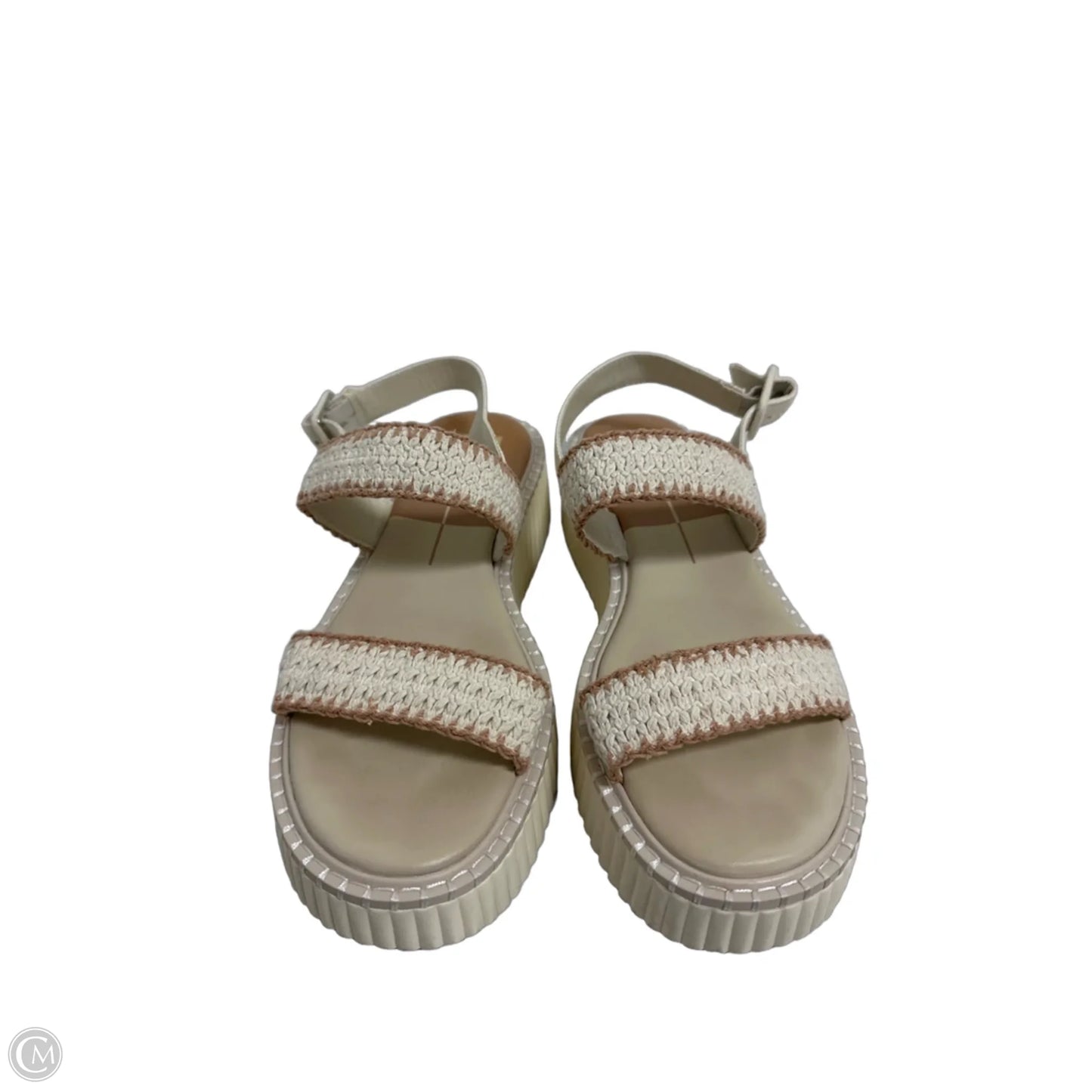 Sandals Heels Platform By Dolce Vita In Cream, Size: 10