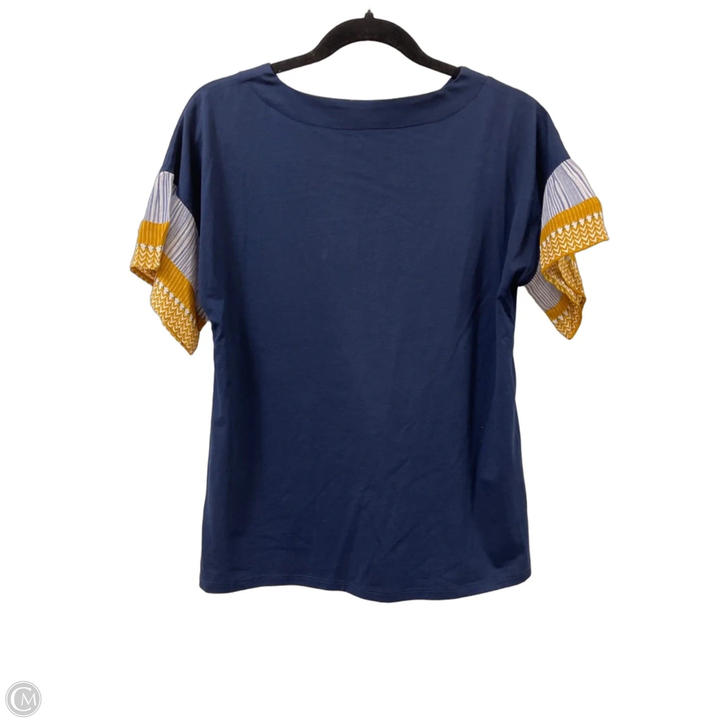 Top Short Sleeve By Thml In Navy, Size: Xs