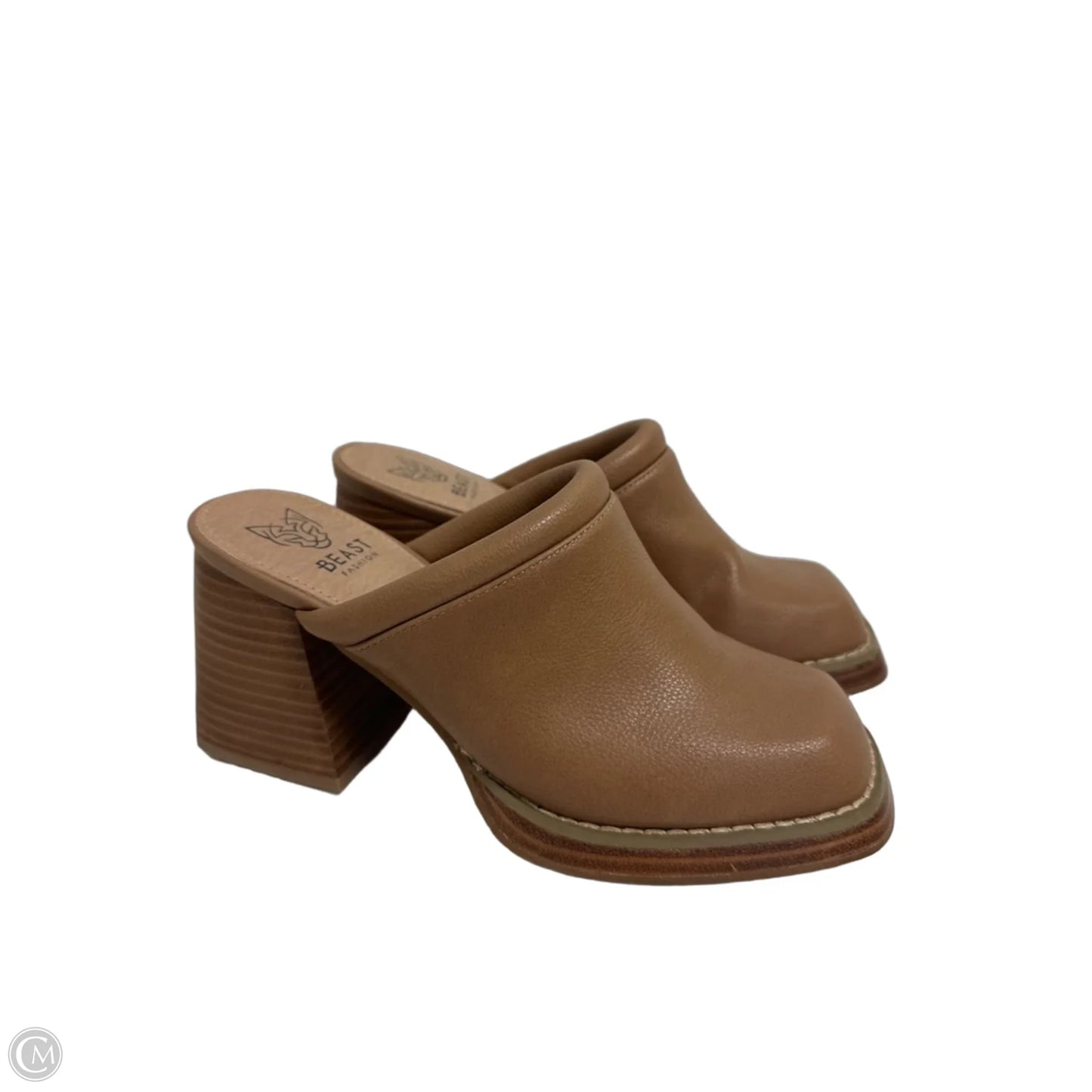Shoes Heels Block By Clothes Mentor In Brown, Size: 6