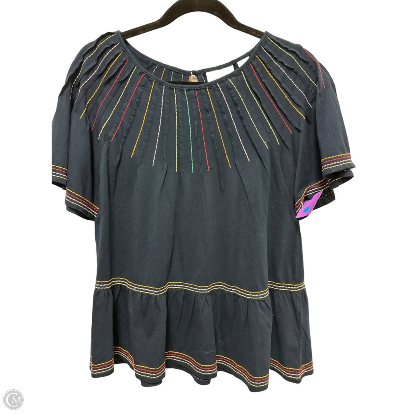 Top Short Sleeve By Maeve In Navy, Size: Xs