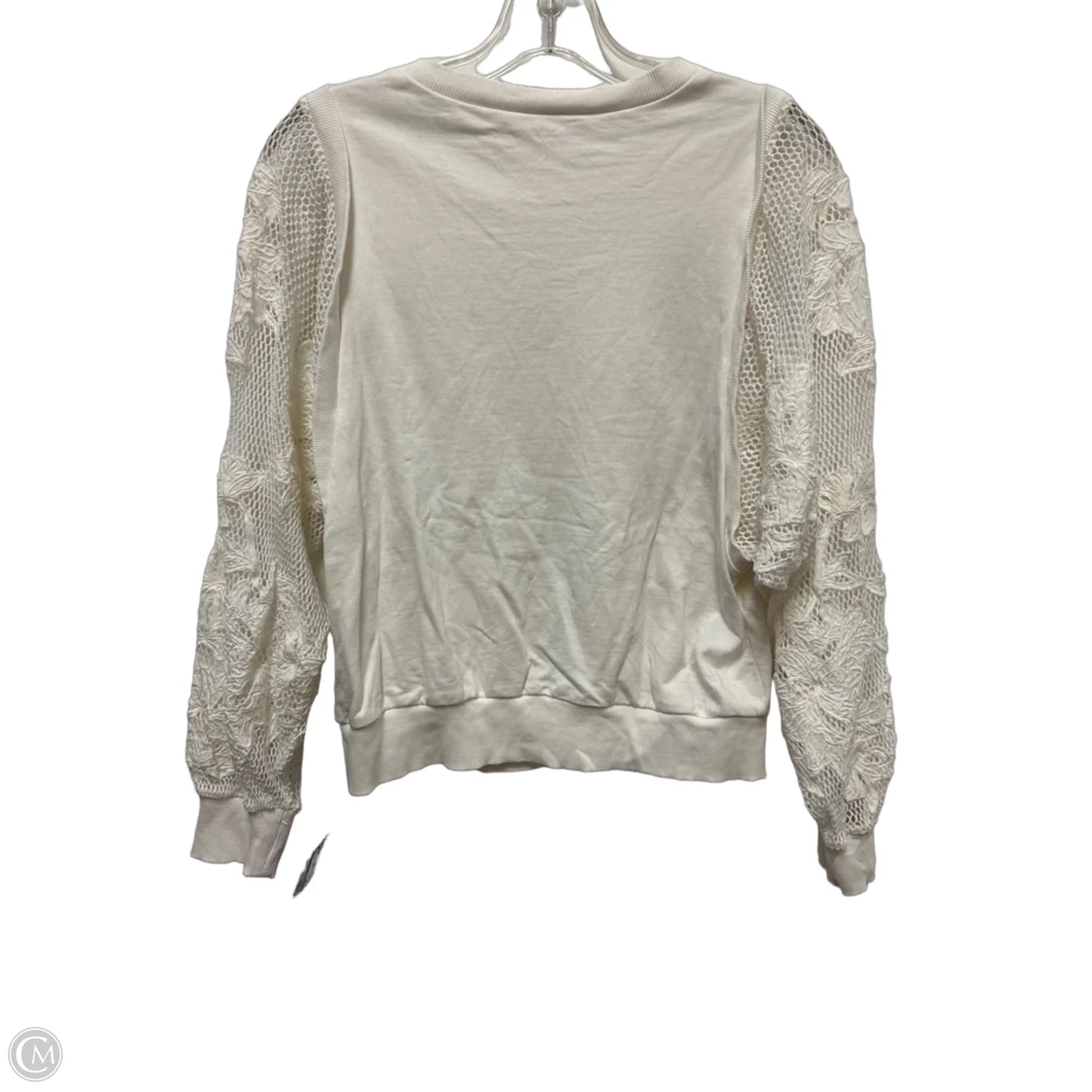 Top Long Sleeve By Anthropologie In White, Size: Xs