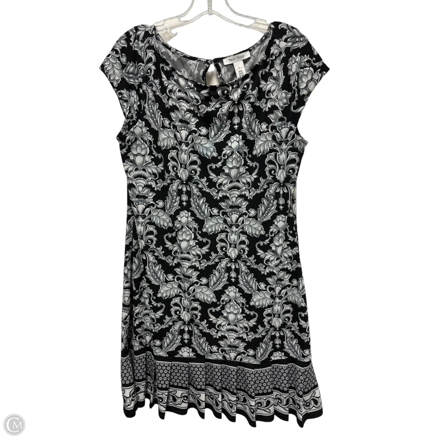 Dress Casual Short By White House Black Market In Black & Grey, Size: L
