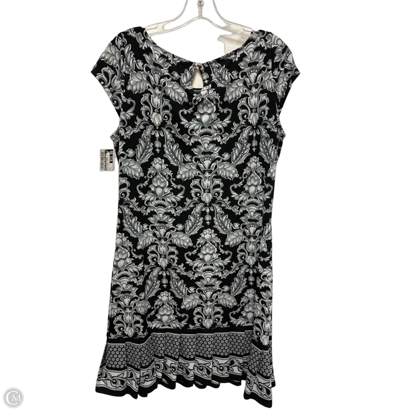 Dress Casual Short By White House Black Market In Black & Grey, Size: L