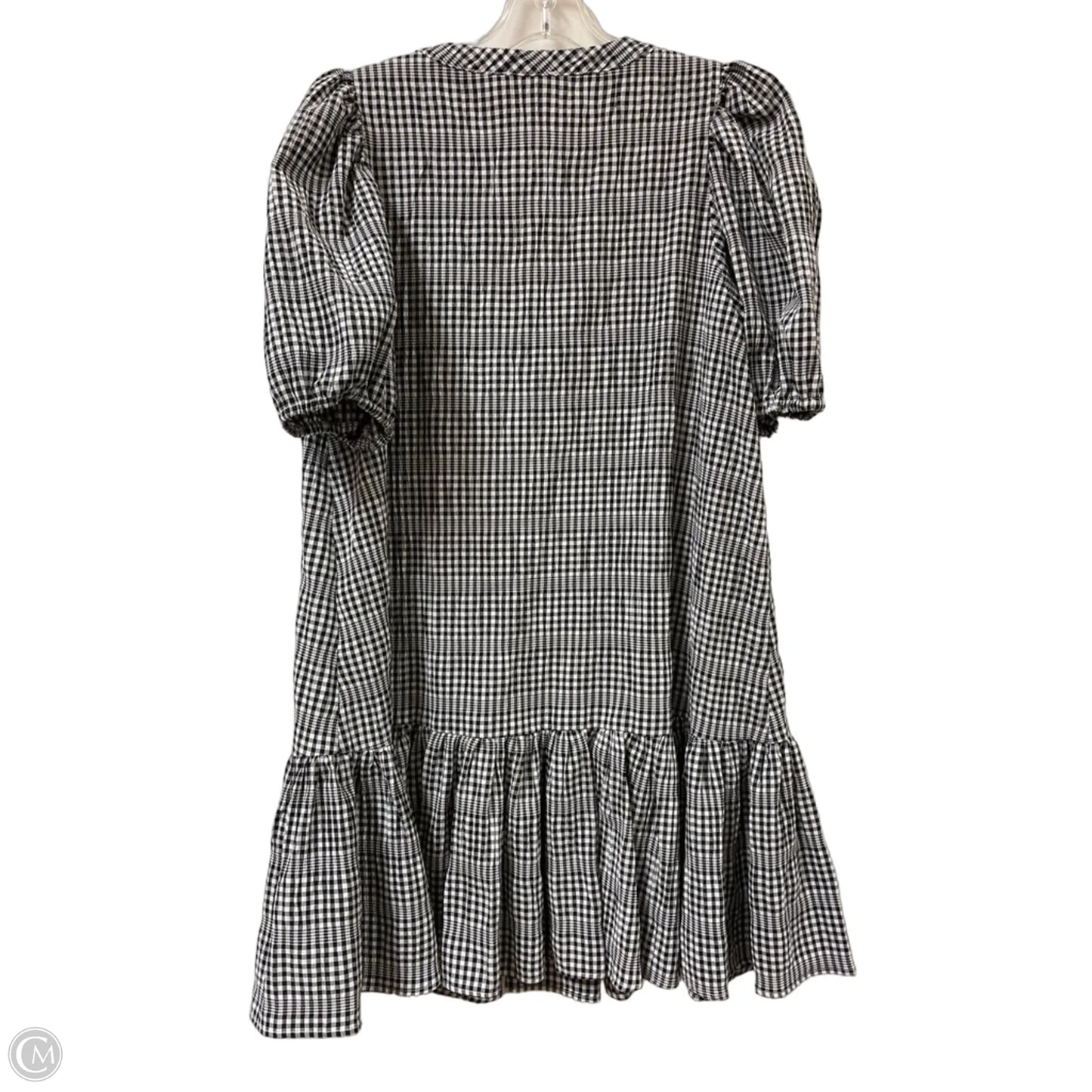 Dress Casual Short By Calvin Klein In Black & White, Size: M