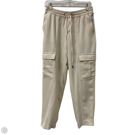 Athletic Pants By Banana Republic In Cream, Size: 2