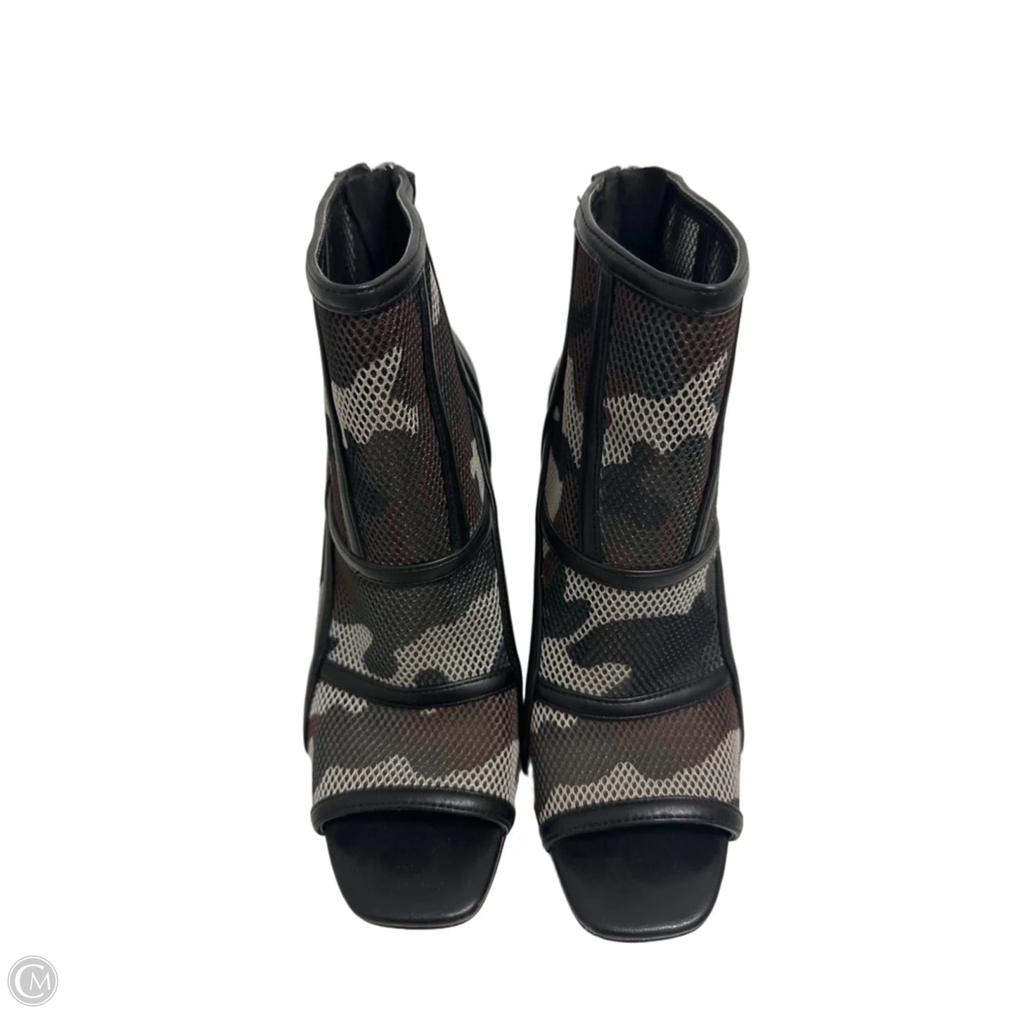 Sandals Heels Stiletto By Jessica Simpson In Camouflage Print, Size: 6