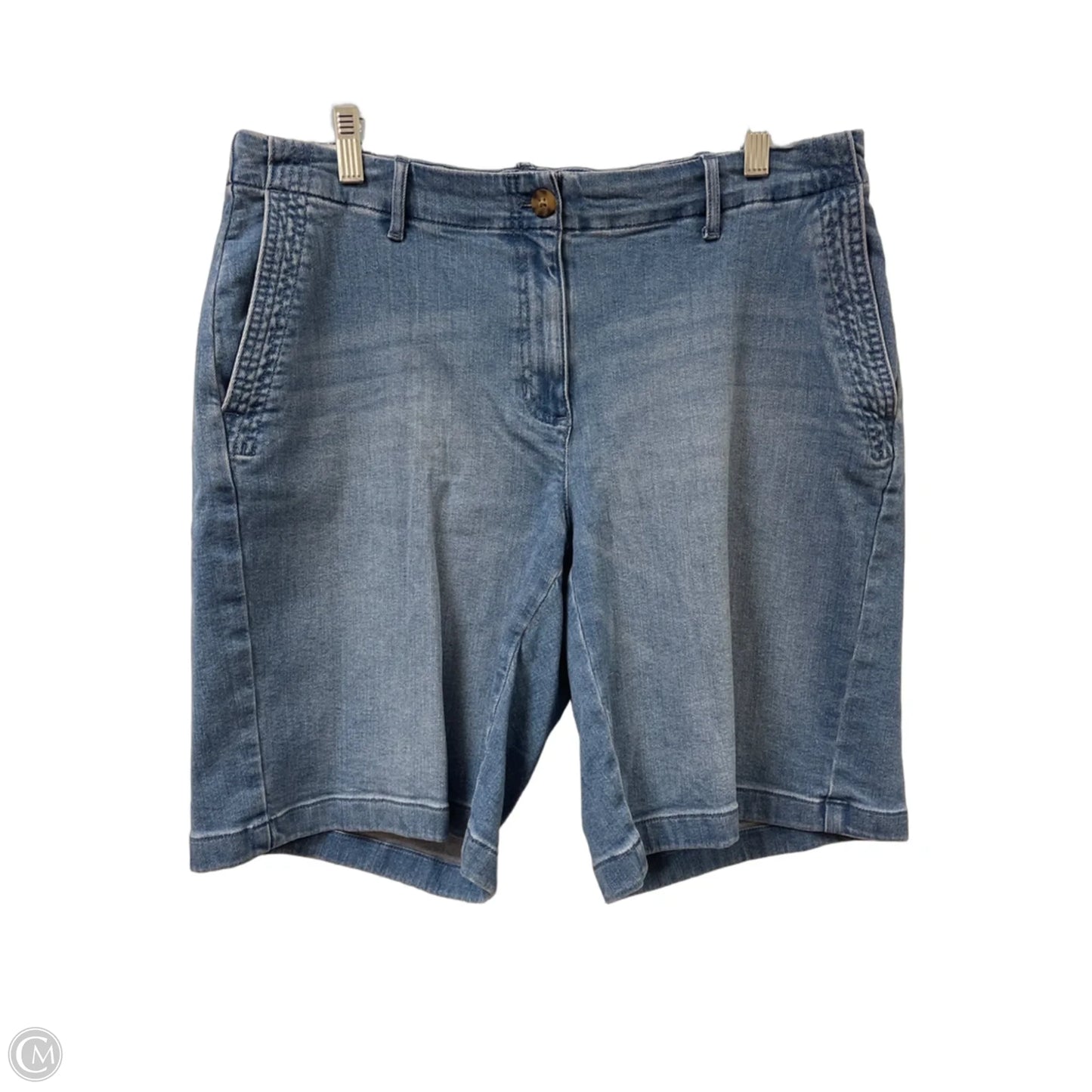 Shorts By J. Jill In Blue Denim, Size: 16