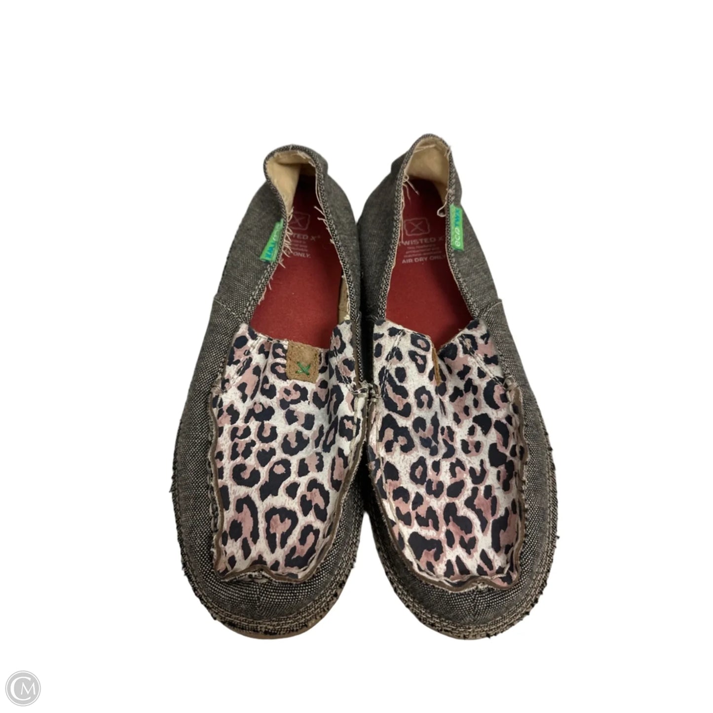 Shoes Flats By Clothes Mentor In Animal Print, Size: 7