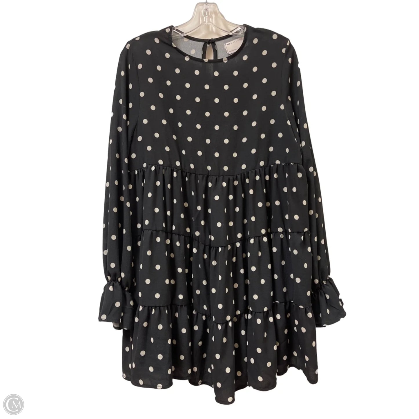 Dress Casual Short By Asos In Polkadot Pattern, Size: M