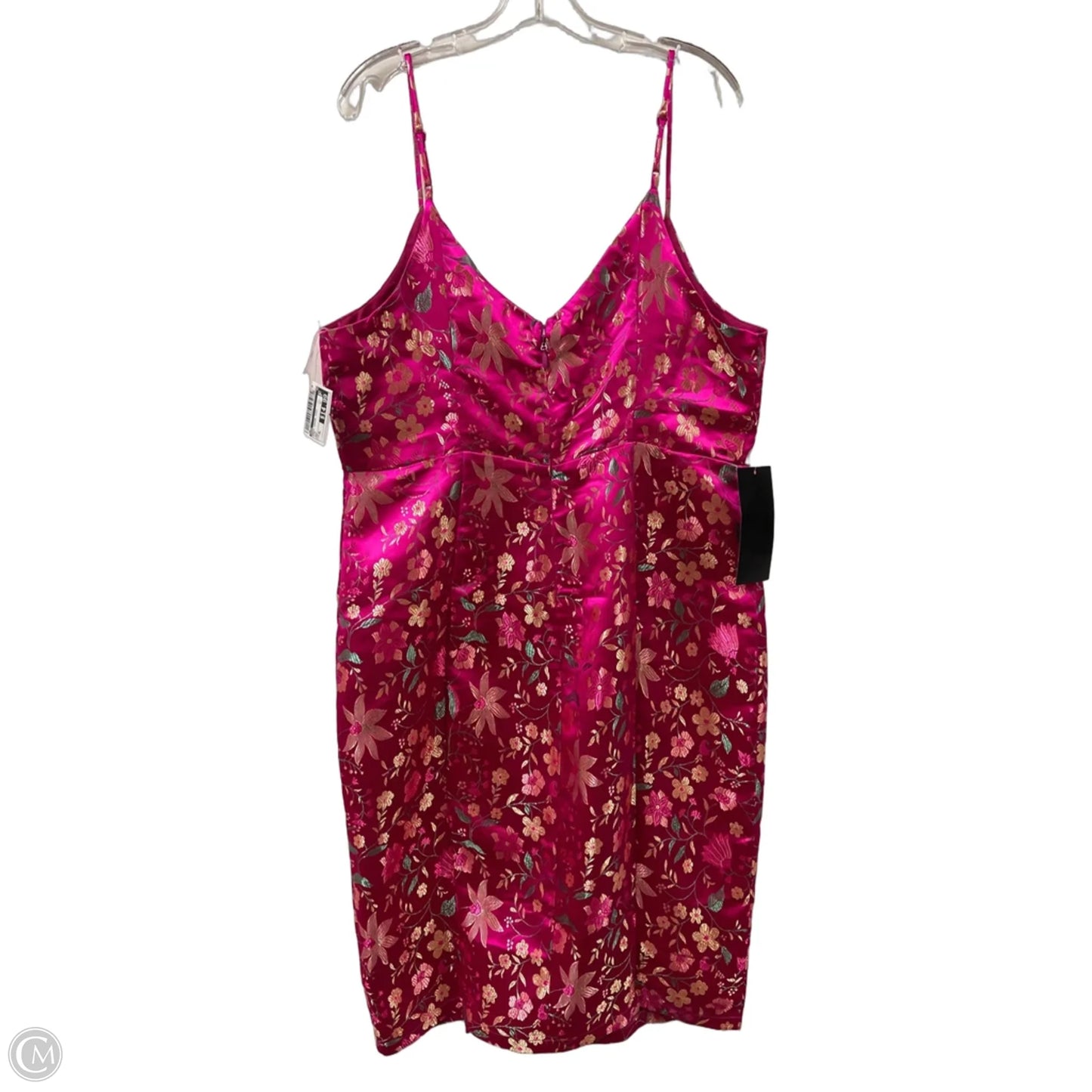 Dress Casual Midi By Bebe In Pink, Size: Xl