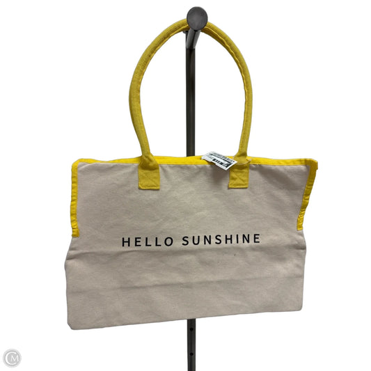 Tote By Clothes Mentor, Size: Large