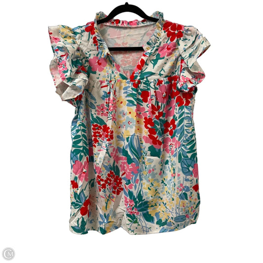 Top Short Sleeve By Clothes Mentor In Multi-colored, Size: Xl