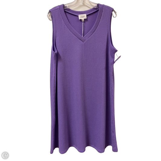 Dress Casual Short By Andree By Unit In Purple, Size: L