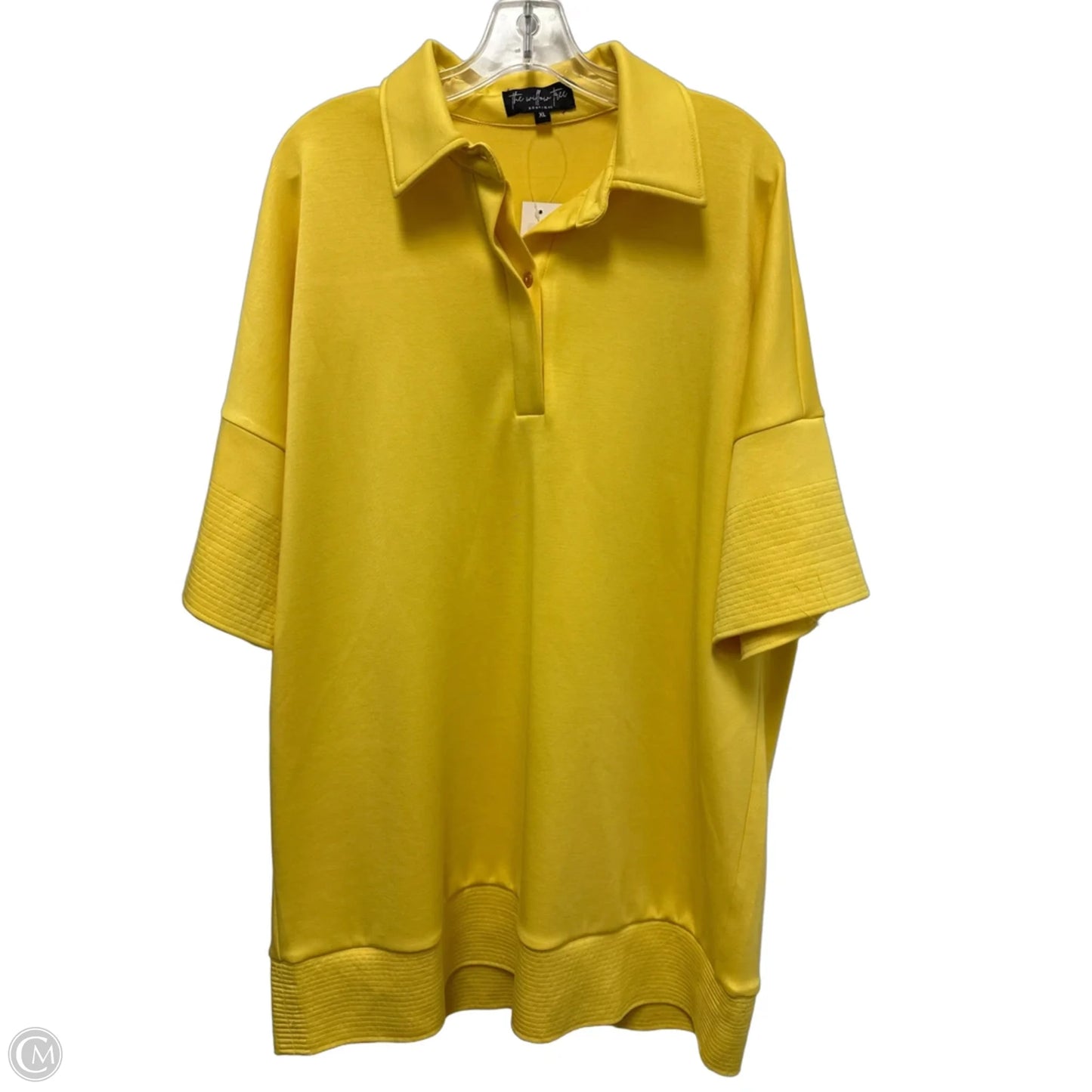 Dress Casual Short By Clothes Mentor In Yellow, Size: Xl