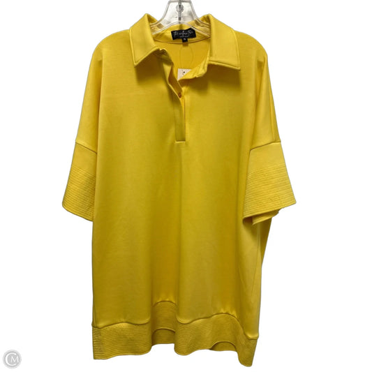 Dress Casual Short By Clothes Mentor In Yellow, Size: Xl