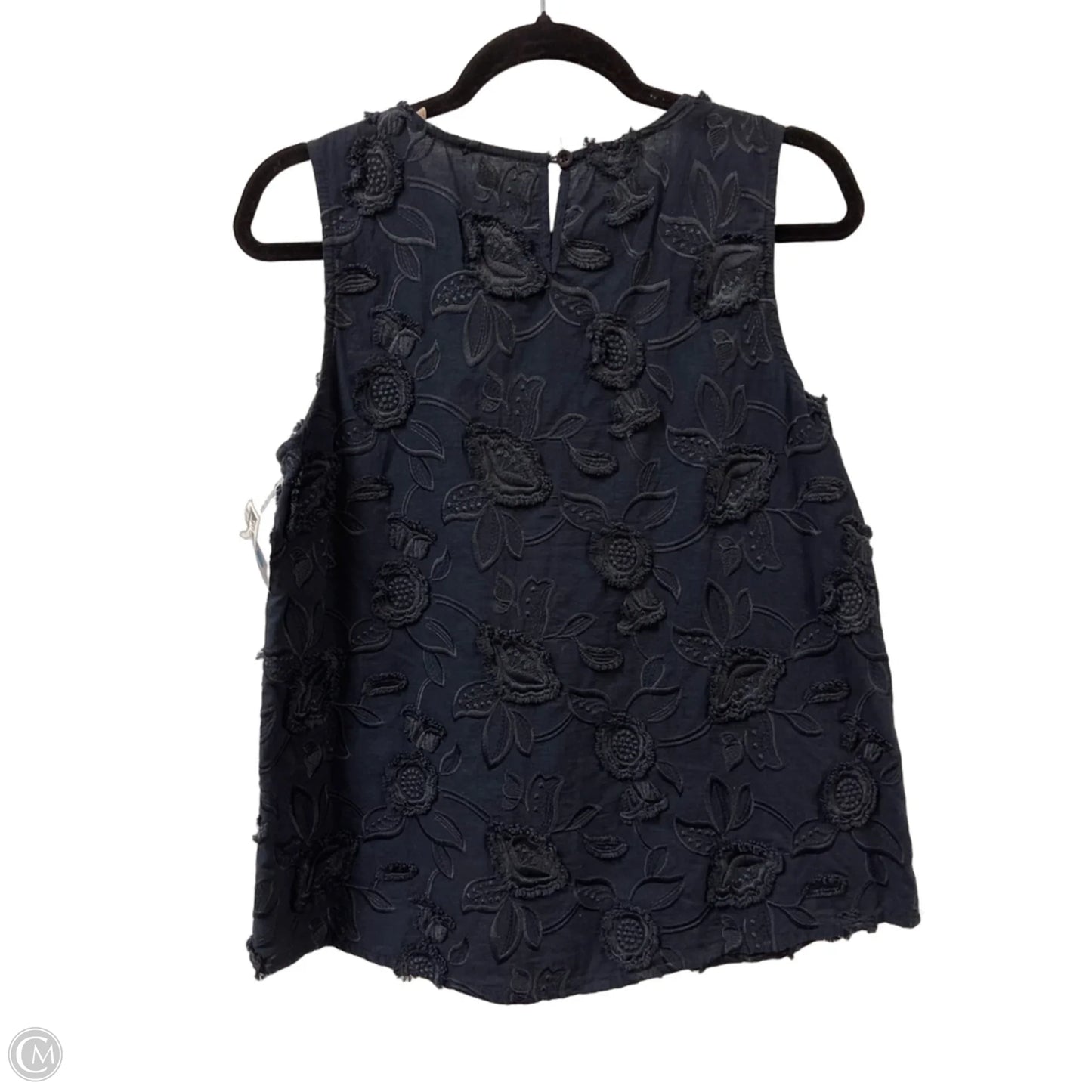 Top Sleeveless By Soft Surroundings In Navy, Size: S