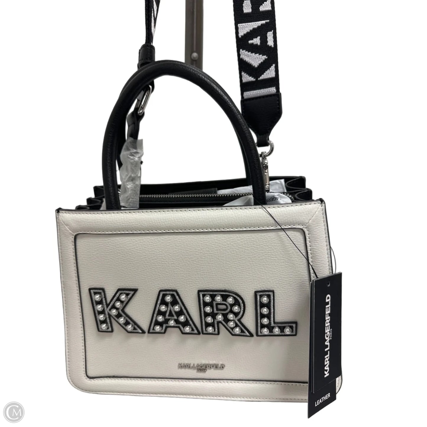 Handbag Designer By Karl Lagerfeld, Size: Medium