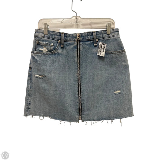 Skirt Mini & Short By Rag And Bone In Blue Denim, Size: 8