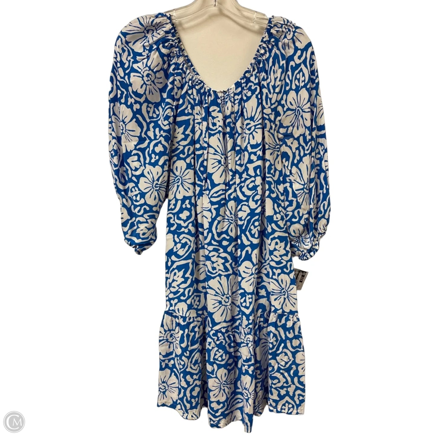 Dress Casual Short By Tommy Bahama In Blue & White, Size: Xl
