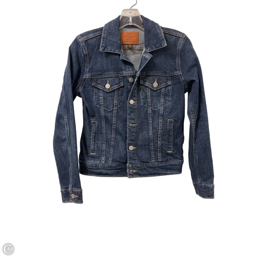 Jacket Denim By Lucky Brand In Blue Denim, Size: Xs