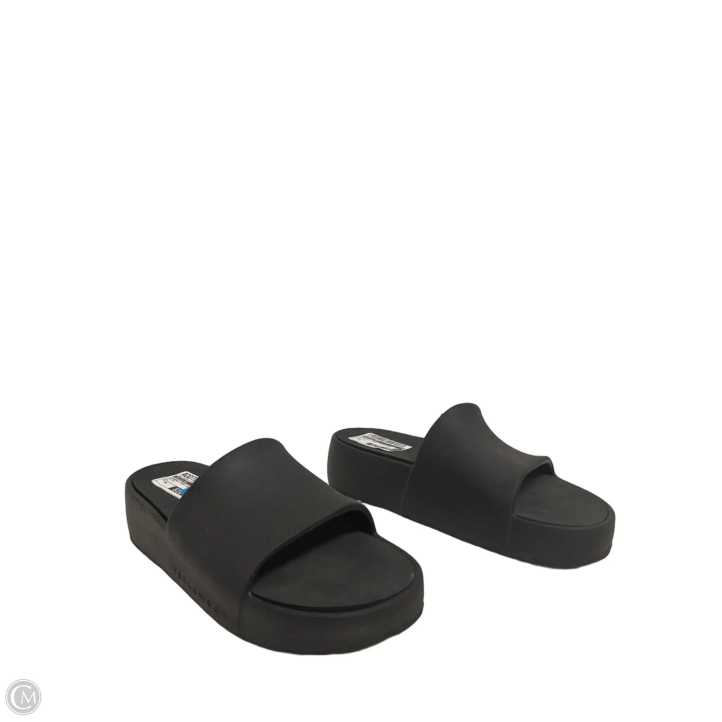 Sandals Heels Platform By Yellow Box In Black, Size: 8