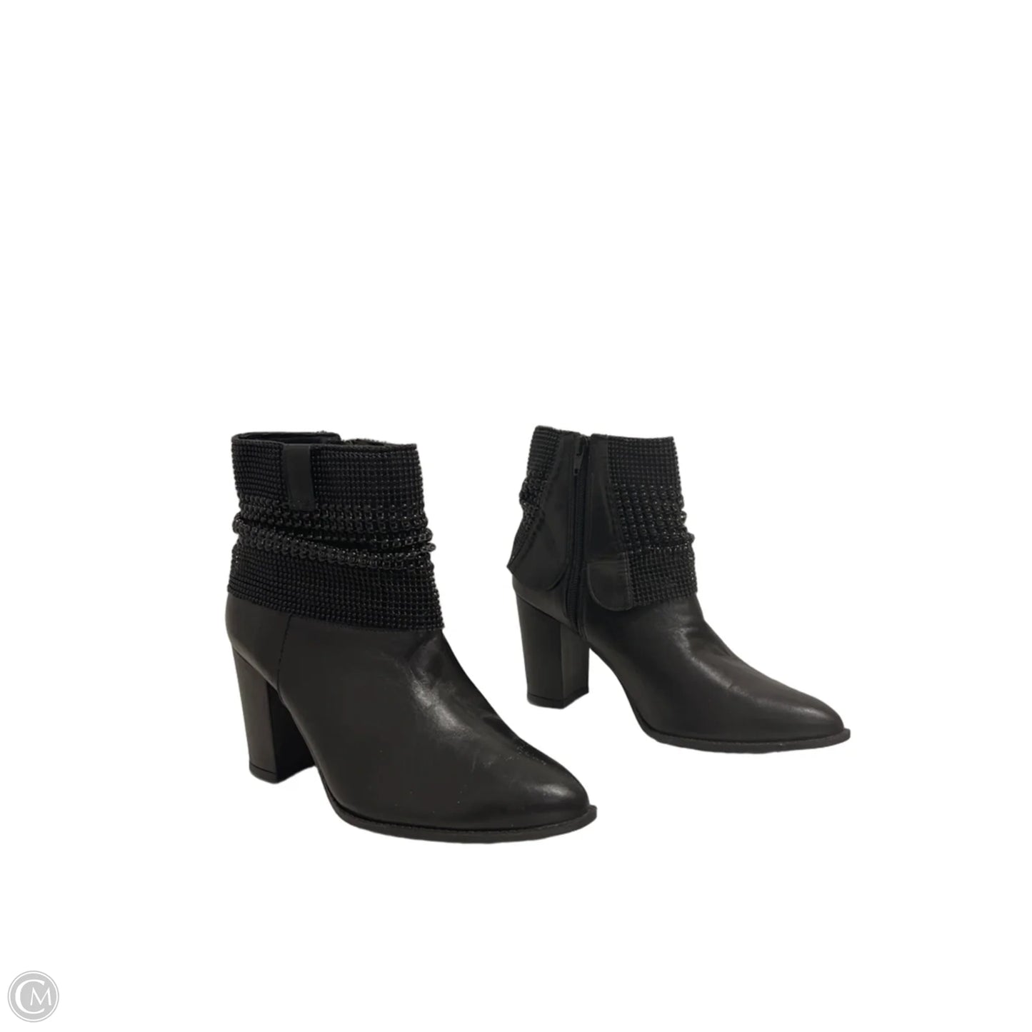 Boots Ankle Heels By Carlos By Carlos Santana In Black, Size: 8.5