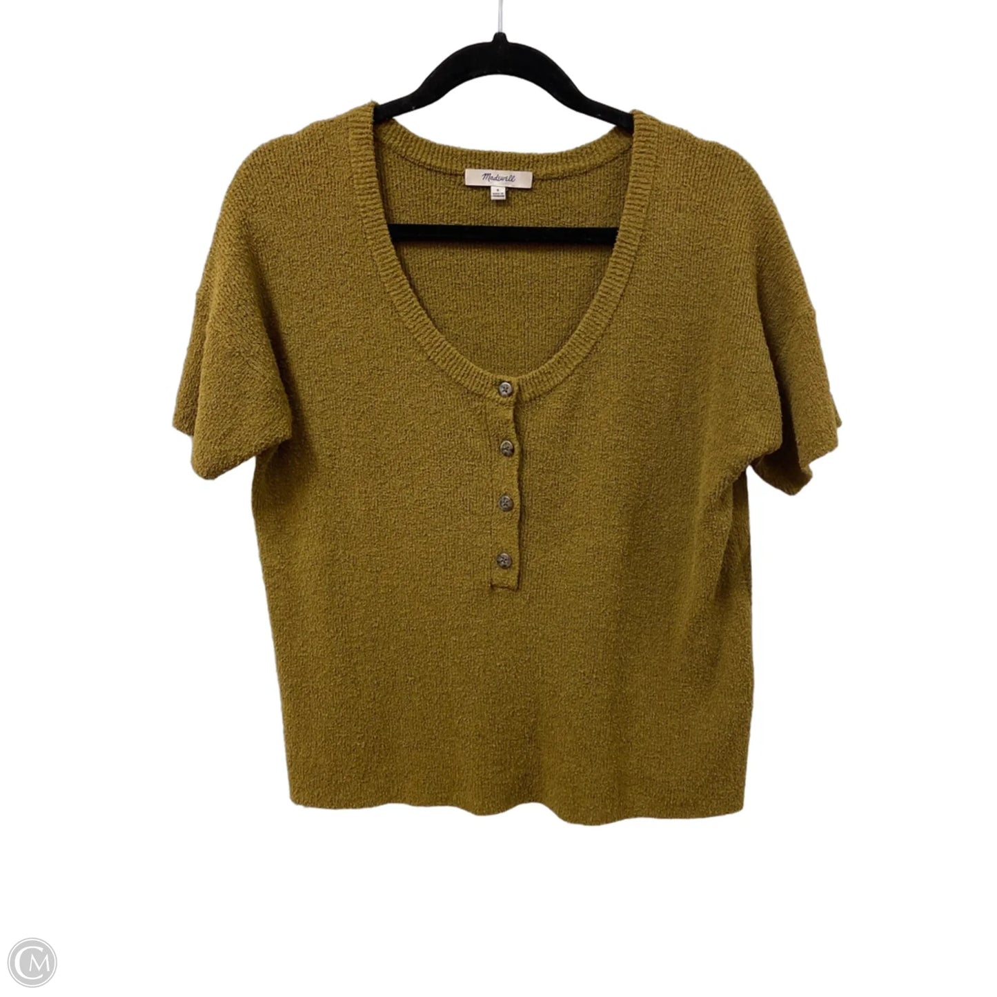 Sweater Short Sleeve By Madewell In Green, Size: S