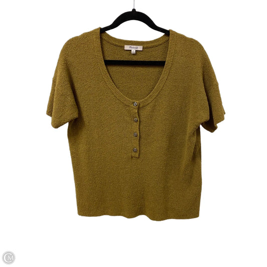 Sweater Short Sleeve By Madewell In Green, Size: S