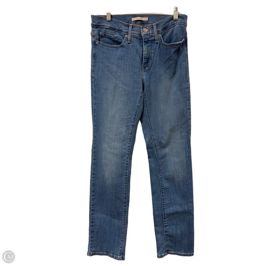 Jeans Straight By Levis In Blue Denim, Size: 6