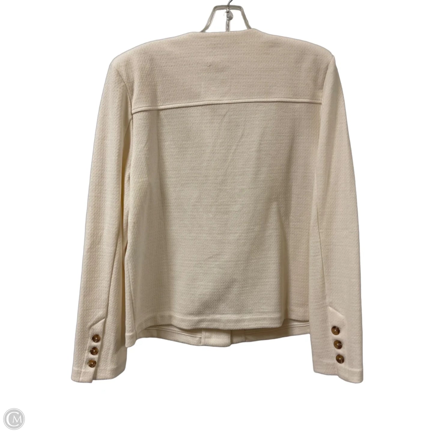 Blazer By Banana Republic In Cream, Size: M