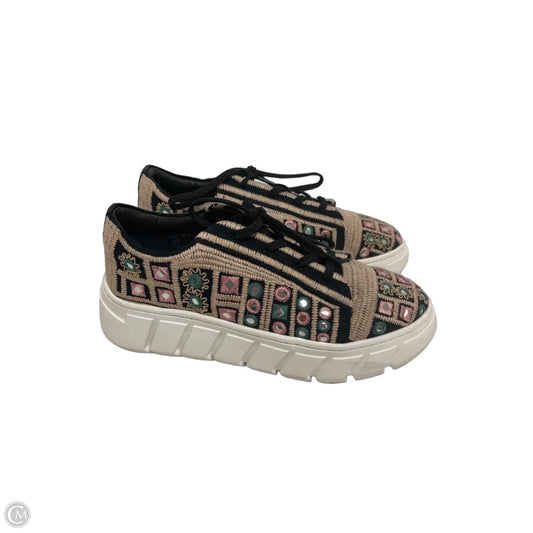 Shoes Sneakers By Free People In Black & Cream, Size: 7.5
