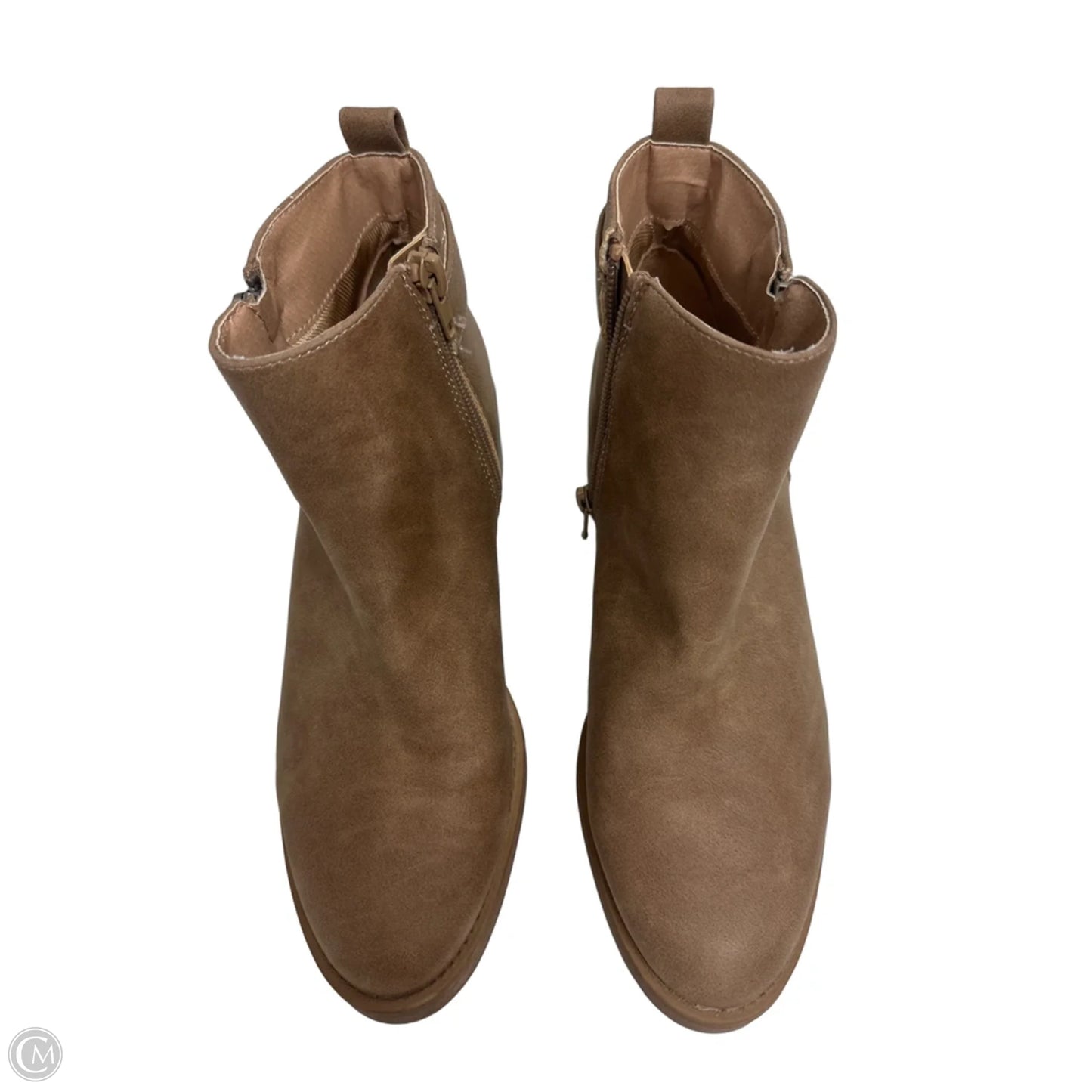 Boots Ankle Flats By Life Stride In Brown, Size: 6.5