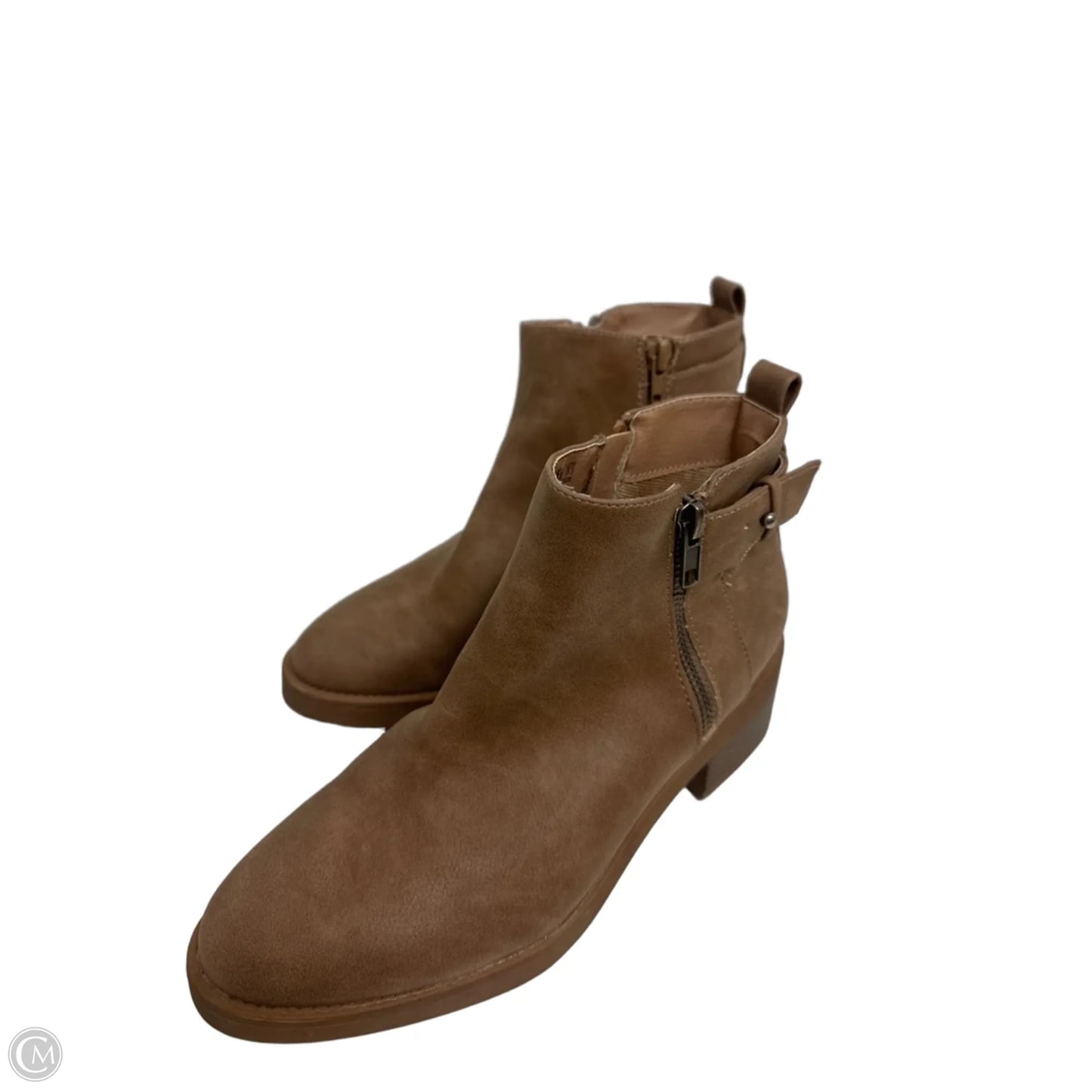 Boots Ankle Flats By Life Stride In Brown, Size: 6.5