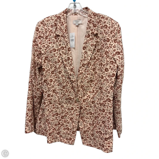 Blazer By Loft In Pink, Size: L