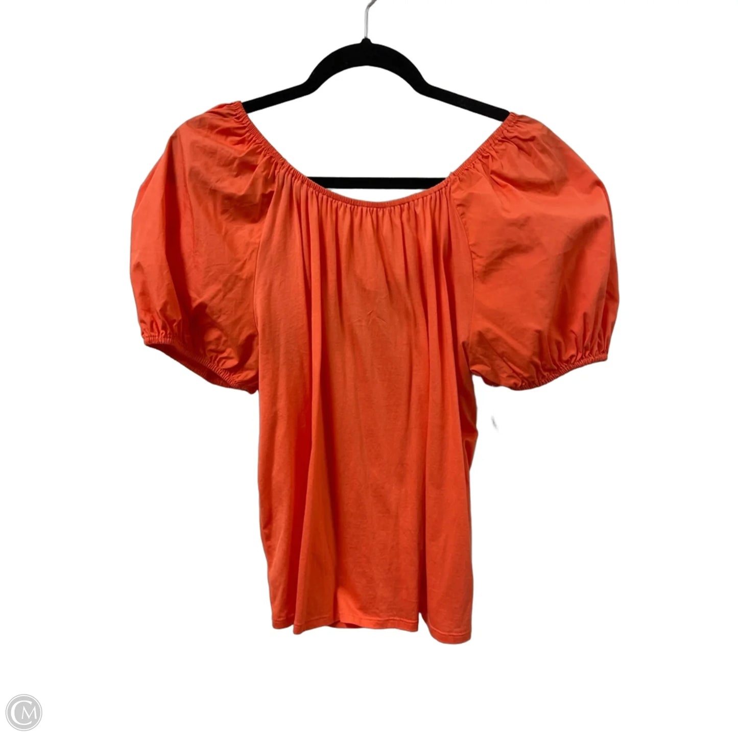 Top Short Sleeve By A New Day In Orange, Size: L
