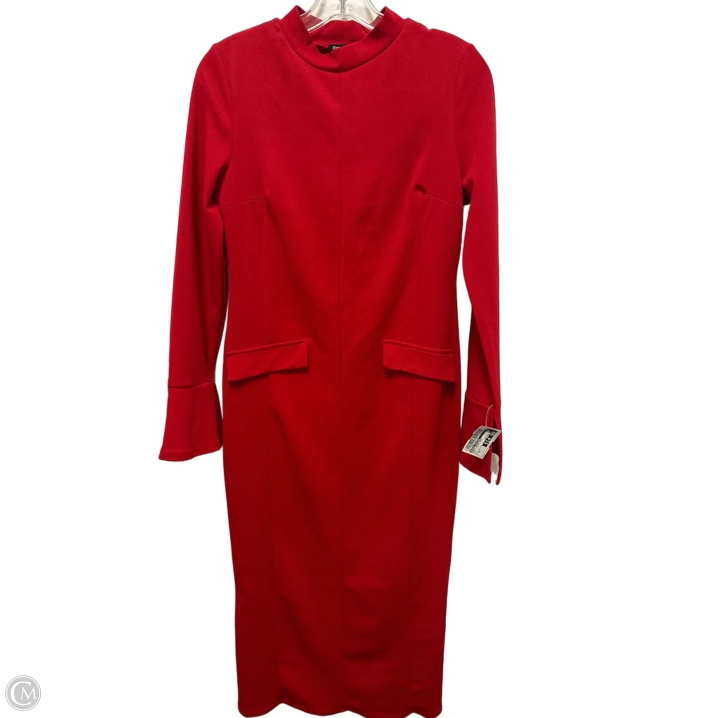 Dress Casual Maxi By Boohoo Boutique In Red, Size: M