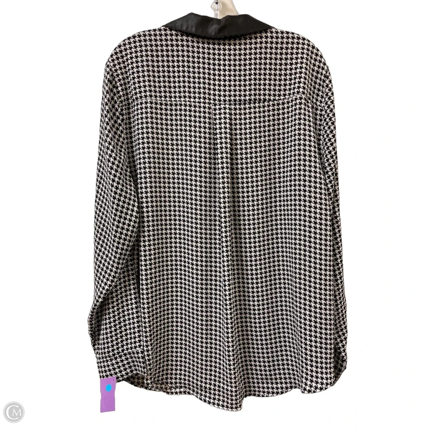 Blouse Long Sleeve By Torrid In Black & White, Size: 2x
